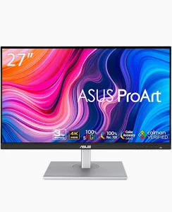 [19Asus-PA279CV] ASUS ProArt computer monitor 68.6 cm (27") 3840 x 2160 pixels 4K Ultra HD LED Black, Silver