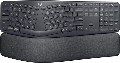 [12LogK860] Logitech ERGO K860 keyboard Office RF Wireless + Bluetooth Graphite