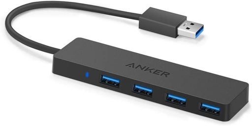 [04USBto4xUSB] Anker 4-Port USB 3.0 Hub with 5Gbps Data Transfer - Data ONLY