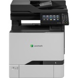 Lexmark CX725de Laser Multifunction Printer - Color - Copier/Fax/Printer/Scanner - 50 ppm Mono/50 ppm Color Print - 2400 x 600 dpi Print - Automatic Duplex Print - Up to 150000 Pages Monthly - 650 sheets Input - Color Scanner - 600 dpi Optical Scan - Color Fax - Gigabit Ethernet - USB - For Plain Paper Print