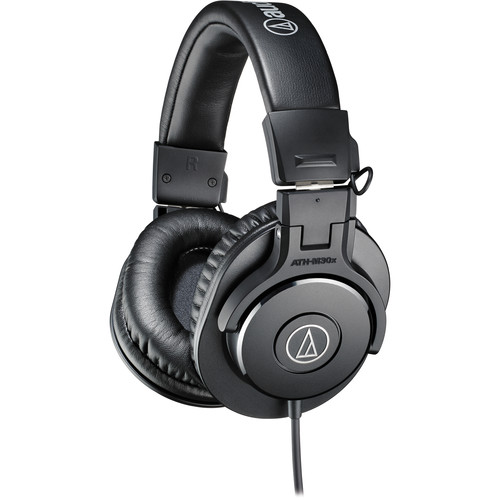 [29AudioTechnica-ATH-M30x] Audio-Technica Professional Studio Monitor Headphones - Black