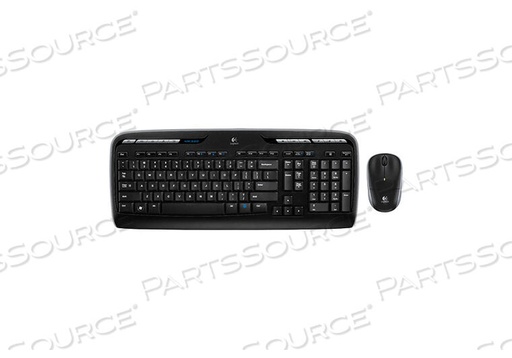 [12LogMK320] Logitech keyboard Mouse included Office RF Wireless Black