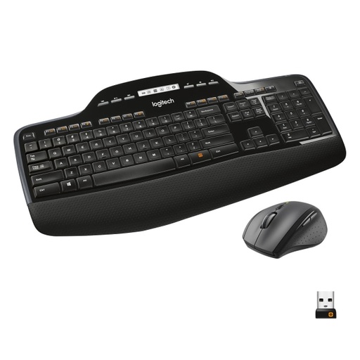 [12LogMK710] Logitech keyboard Mouse included Office RF Wireless Black