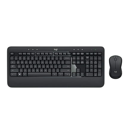 [12LogMK540] Logitech MK540 Advanced keyboard Mouse included RF Wireless QWERTY US International Black, White