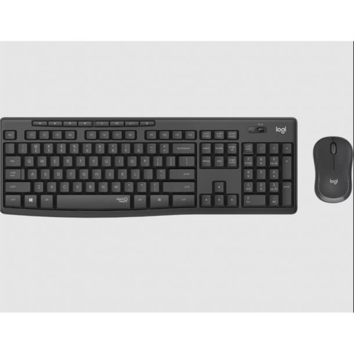 [12LogMK295-BLK] Logitech keyboard Mouse included Office RF Wireless Black