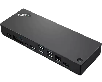 [00LenQuad4K] Lenovo ThinkPad Universal Thunderbolt 4 Wired Black