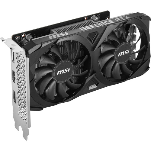 [34MSIGERTX3050-6-GDDR6OC6GD] MSI Geforce RTX 3050 VENTUS 2X 6G OC NVIDIA 6 GB GDDR6