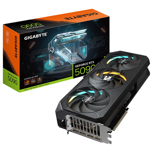[34GBYTEGRTX5090-32-OC] GIGABYTE GeForce RTX 5090 GAMING OC 32G Graphics Card - 32GB GDDR7, 512bit, PCI-E 5.0, 2550MHz Core Clock, 3 x DP 2.1a, 1 x HDMI 2.1b, NVIDIA DLSS 4