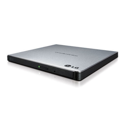 [09XDVDRWU2Slim-slvr-LG] LG optical disc drive DVD-ROM Silver
