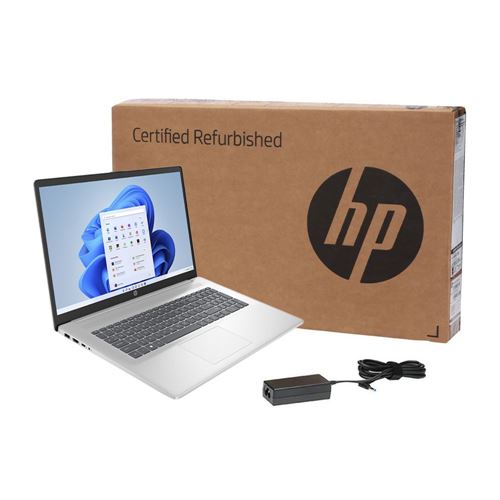 [13-173I5512MBTS16RF] HP 17.3" I7 Laptop Computer w-Touchscreen (Refurbished) - Natural Silver