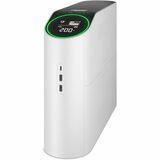 APC Back-UPS Pro for Gaming, 1500VA/900W, Tower, 120V, 10x NEMA 5-15R outlets, RGB Lights, Pure Sine Wave, Arctic (White)