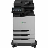 Lexmark CX825dte Laser Multifunction Printer - Color - Copier/Fax/Printer/Scanner - 55 ppm Mono/55 ppm Color Print - 1200 x 1200 dpi Print - Automatic Duplex Print - Up to 250000 Pages Monthly - Color Flatbed Scanner - 1200 dpi Optical Scan - Color Fax - Gigabit Ethernet - Apple AirPrint - USB - For Plain Paper Print