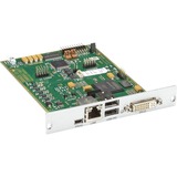 Black Box KVM Console - 1 x Network (RJ-45) - 2 x USB - 1 x DVI - Plug-in Card
