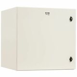 Eaton Tripp Lite Series SmartRack Industrial Enclosure with Lock - NEMA 4, Wall Mount, Metal Construction, 23 in. Depth, 12U, Gray