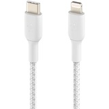 Belkin Braided USB-C to Lightning Cable (2m / 6.6ft, White)