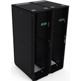 HPE 42U 600mmx1200mm G2 Enterprise Shock Rack - For Server, KVM Switch - 42U Rack Height - Floor Standing - Black, Silver - 3000 lb Dynamic/Rolling Weight Capacity - 3000 lb Static/Stationary Weight Capacity