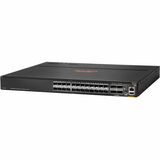 HPE CX 8100 24XF4C Ethernet Switch - Manageable - 10 Gigabit Ethernet, 100 Gigabit Ethernet - 10GBase-X, 100GBase-X, 40GBase-X, 1000Base-X - 3 Layer Supported - Modular - 375 W Power Consumption - Optical Fiber - PoE Ports - Surface Mount, Cabinet Mount, Rack-mountable - Lifetime Limited Warranty