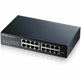 ZYXEL GS1900-16 REV 03F 16-Port Gigabit Smart Managed Switch | Fanless