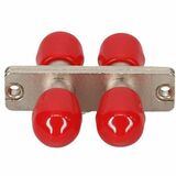 AddOn ST Female to ST Female MMF OM1 Duplex Fiber Optic Adapter