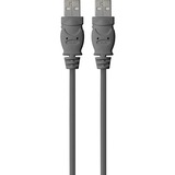 Belkin USB Data Transfer Cable - 10 ft USB Data Transfer Cable - First End: USB 2.0 Type A - Male - Second End: USB 2.0 Type A - Male - Shielding