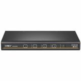 Vertiv Avocent Cybex Secure MultiViewer KVM Switch, 4 Port, Cursor Navigation Switching, NIAP Version 4.0 Certified, TAA Compliant (SCMV245DPH-400)