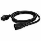 AddOn 6ft C14 Male to C19 Female 14AWG 100-250V at 15A Black Power Cable