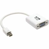 Eaton Tripp Lite Series Keyspan Mini DisplayPort to Active VGA Adapter, Video Converter, DP1.2, (M/F), White, 6-in. (15.24 cm)