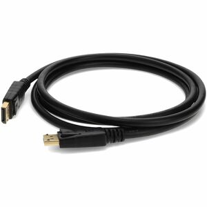 AddOn 5m DisplayPort Male to DisplayPort Male Black Cable For Resolution Up to 3840x2160 (4K UHD)