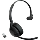Jabra Evolve2 55 Headset - Mono - Wireless - Bluetooth - 98.4 ft - 20 Hz to 20 kHz - On-ear - Monaural - Supra-aural - MEMS Technology, Noise Cancelling Microphone - Noise Canceling