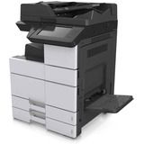 Lexmark MX910DE Laser Multifunction Printer - Monochrome - Copier/Fax/Printer/Scanner - 45 ppm Mono Print - 1200 x 1200 dpi Print - Automatic Duplex Print - Up to 200000 Pages Monthly - 1150 sheets Input - Color Scanner - 600 dpi Optical Scan - Monochrome Fax - Gigabit Ethernet - USB - For Plain Paper Print
