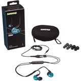 Shure SE215 Special Edition Sound Isolating Earphones - Stereo - Mini-phone (3.5mm) - Wired - 17 Ohm - Earbud - Binaural - In-ear - 5.31 ft Cable - Blue