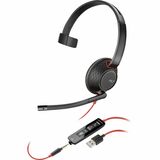 Poly Blackwire 5210 Monaural USB-A Headset TAA (Bulk Qty.50)