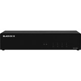 Black Box Secure NIAP 4.0 Certified KVM Switch - DisplayPort - 2 Computer(s) - 4 Local User(s) - 4K - 3840 x 2160 - 6 x USB - USB 2.0 - 10 x DisplayPort - Desktop - TAA Compliant