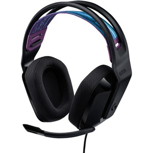 Logitech G335 Wired Gaming Headset - Stereo - Mini-phone (3.5mm) - Wired - 36 Ohm - 20 Hz to 20 kHz - On-ear - Binaural - Ear-cup - Cardioid, Uni-directional Microphone - Black