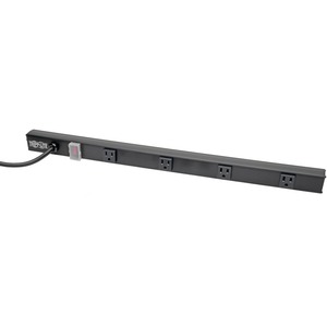 Eaton Tripp Lite Series 4-Outlet Power Strip, Right-Angle NEMA 5-15R - 15A, 120V, 6 ft. (1.83 m) Cord, Right-Angle 5-15P Plug, 24 in.