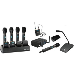 ClearOne DIALOG 20 Wireless Microphone - RF - 20 Hz to 20 kHz - Cardioid - Gooseneck