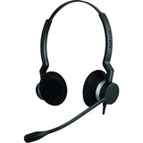 Jabra BIZ 2300 Headset - Stereo - USB Type C - Wired - 32 Ohm - 70 Hz to 16 kHz - Over-the-head - Binaural - Supra-aural - 7.71 ft Cable - Noise Cancelling, Uni-directional Microphone - Noise Canceling