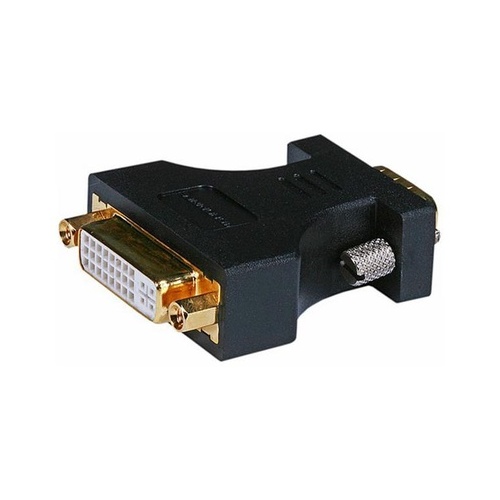 [04DVI2VGA-FtoM] Monoprice cable gender changer VGA DVI-A Black