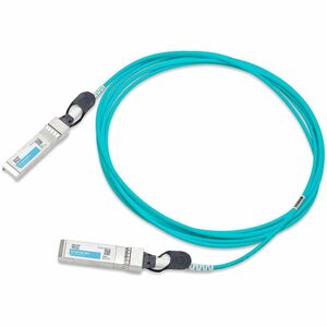 Approved Networks 25G SFP28 Active Optical Cable (AOC) - 6.56 ft Fiber Optic Network Cable for Network Device, Vertical Cavity Surface Emitting Laser (VCSEL), Transmitter, Receiver - First End: 1 x SFP28 Network - Second End: 1 x SFP28 Network - 25.7 Gbit/s - LSZH - Aqua