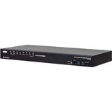 ATEN CS18216 16-Port USB 3.0 4K HDMI KVM Switch with Rack Mounting Kit - 8 Computer(s) - 1 Local User(s) - 4096 x 2160 - 12 x USB - 9 x HDMI - Desktop, Rack-mountable