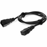 AddOn 6ft C19 Female to C20 Male 16AWG 100-250V at 10A Black Power Cable