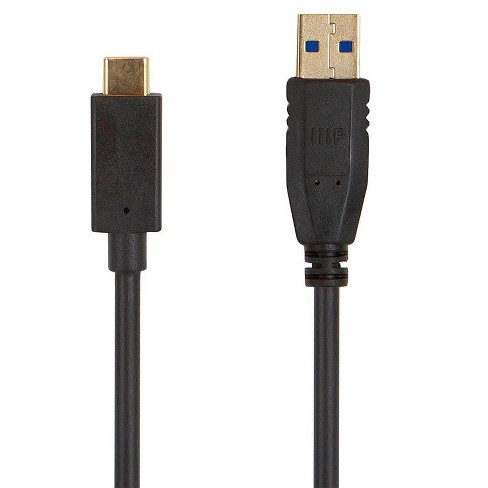 [04USBcA-06] Monoprice USB cable USB 3.2 Gen 1 (3.1 Gen 1) 1.8 m USB A USB C Black