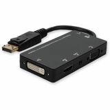 AddOn DisplayPort 1.2 Male to DVI, HDMI, VGA Female Black Adapter Which Comes with Audio For Resolution Up to 1920x1200 (WUXGA)