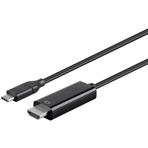 [04USBctoHDMI-06] Monoprice video cable adapter 1.8 m USB Type-C HDMI Type A (Standard) Black