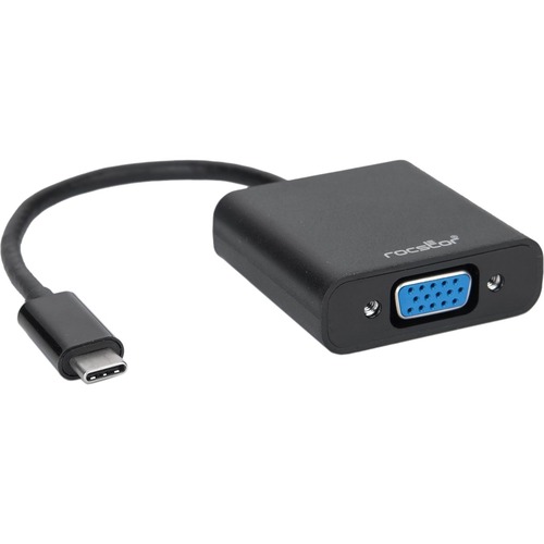 [04USBcVGAAdapt] Rocstor USB graphics adapter 1920 x 1200 pixels Black