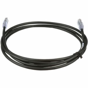Panduit TX6A 10Gig Cat.6a Patch Network Cable - 26.25 ft Category 6a Network Cable for Network Device - First End: 1 x RJ-45 Network - Male - Second End: 1 x RJ-45 Network - Male - 10 Gbit/s - Patch Cable - Black