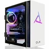 CLX SET TGMSETRXM2504WM Gaming Desktop Computer - AMD Ryzen 5 5600 - 16 GB - 1 TB SSD - Mini-tower - White