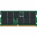 Kingston Server Premier 32GB DDR5 SDRAM Memory Module - For Server - 32 GB - DDR5-5200/PC5-41600 DDR5 SDRAM - 5200 MHz - CL42 - 1.10 V - On-die ECC - Unbuffered - 262-pin - SoDIMM - Lifetime Warranty