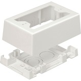 Panduit Surface Raceway Low Voltage Junction Box, White