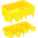 Panduit FiberRunner&reg; 3-Port Spillout - Yellow - 4.66" Length - Polycarbonate - 1 Pack